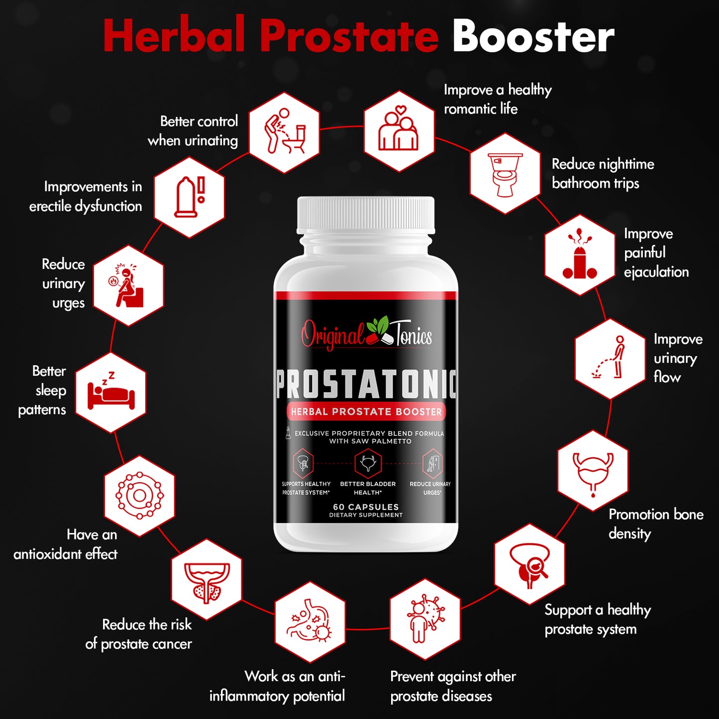 PROSTATONIC-Herbal Prostate Booster